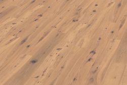 Fertigparkett, Landhausdiele Eiche astig, weiß geölt, 14 (S) x 189 (B) x 1860 (L) mm (2,81m²/PE)