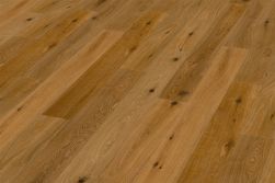 Fertigparkett, Landhausdiele Eiche astig, geräuchert, geölt, 15 (S) x 189 (B) x 1860 (L) mm (2,81m²/PE)