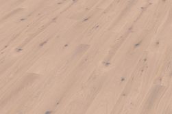 Fertigparkett, Landhausdiele Eiche astig, handgehobelt, weiß geölt, 15 (S) x 189 (B) x 1860 (L) mm (2,81m²/PE)