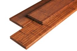 Terrassendielen Bambus, grob genutet / fein geriffelt, coffee, 20 x 140 x 1870 mm, 3 St. / PE