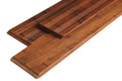 Terrassendielen Bambus, französisch / glatt, coffee, 20 x 140 x 1870 mm, 3 St. / PE