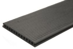 BPC Hohlkammerdiele WoodoMallorca, 25 x 250 mm, anthrazit, 4 m lang