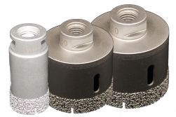 Diamant-Trockenbohrkronen für Keramik, Stein, Granit Ø 30 mm / 60 mm / 90 mm 