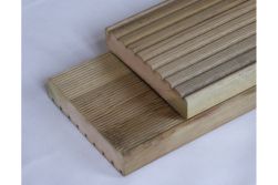 Kiefer KDI Dielen, KD, Standardprofil grob / fein, 28 x 145 mm, 4 m lang