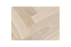 Premium Eiche Parkett, Fischgrät, Select Sortierung, naturbelassen, 14 mm (S) x 125 mm (B) x 600 mm (L) Nut- und Feder Verbindung (1,2 m² / Paket)