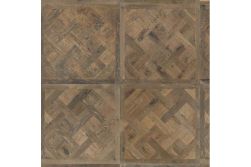 Premium Tafelparkett europäische Eiche, geräuchert, geölt, gekälkt, gebürstet, 19 x 980 x 980 mm (0,96 m² / Paket)