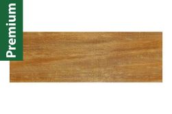 Premium Garapa Terrassendielen (Kurzlängen), 4-seitig glatt, 21 mm (S) x 145 mm (B) in den Längen 1,83 m bis 2,74 m, 4-seitig glatt, Längskante gerundet, FSC 100%, TSUD-COC-001718-ZZ