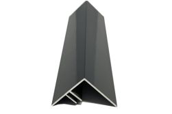 90° Außenecke für Resysta Fassadenplatten in Alu, 4 m lang, anthrazit