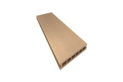 Resysta Terrassendiele, 200 x 20 mm in den Längen 3, 4 und 5 m, einseitig geriffelt / glatt, gebürstet, mit seitl. Nut