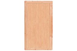 Premium Douglasie Sichtschutzzaun Holz, 98,5 cm (B) x 178,5 cm (H), Senkrechtfüllung mit Mittelsträbe - natur