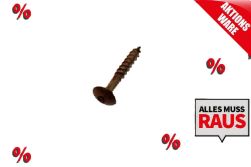 *Abverkauf* Schraube für Fassadenverkleidung, Edelstahl AISI 304, Torx Kopf farbig, 4,2 mm (D) x 35 mm (L), VE 100 St. (passend Serie WE35/60), reicht für 6 m² - Farbe IPE