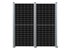 Komplettlösung Solarzaun als Sichtschutz!  - Benötigen Sie eine Individuallösung? Wir helfen gerne!