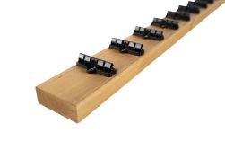 Thermo-Kiefer Unterkonstruktion mit vormontierten Einzelclips 26 (Stärke) x 68 mm ( Breite) 2,0 m lang (2 St. / PE) -  CLAD1-65