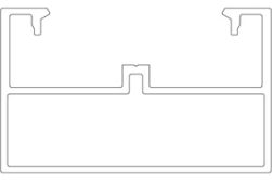 Twinson Alu-Trägerprofil, 30 (H) x 50 mm (B) in 6 m