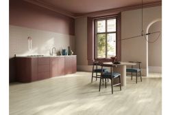 5,0 mm Klick Vinyl (SPC) mit intregierter Trittschalldämmung, Holzoptik weiß, 5,0 (S) x 230 (B) x 1220 (L) mm (2,81m² / Paket)