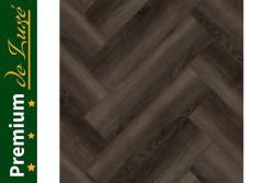 Premium 3D, 7 mm Fischgrät Klick Vinyl (SPC) mit antibakterieller Trittschalldämmung, Eiche dunkel, 592 x 148 mm, 0,55 mm Nutzschicht, (1,40 m² / Paket)