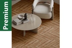 Premium 3D, 7 mm Fischgrät Klick Vinyl (SPC) mit antibakterieller Trittschalldämmung, Eiche geölt, 592 x 148 mm, 0,55 mm Nutzschicht, (1,40 m² / Paket)