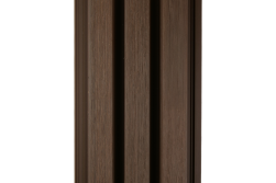 Fassadenverkleidung aus WPC Coextrusion, 33 mm (S) x 140 mm (B / Deckbreite) x 290 cm (Länge), IPE, Oberfläche: gebürstet matt (Serie WE30)