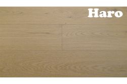 Haro Eiche Puro Weiss Natur, Landhausdiele, 13,5 x 180 x 2200 mm, naturaLin plus Naturöl Oberfläche, Holzmaserung mit natürlichen Astanteilen, weiß geölt (Serie 4000 Art. 529498) (3,17 m² / Paket)