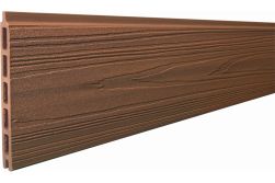 Einzelelement WPC Zaun / Sichtschutz / Steckzaun, 20 (S) x 140 (H) x 1800 (B) mm in CoEX IPE, 2er Set