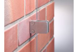 Wand-Klemmbacken Set für 120er oder 180er Glashöhe