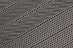 BPC Terrassendiele, Hohlkammerdiele WoodoIbiza 25 x 145 mm, anthrazit, in den Längen 2,9 m / 4 m / 5 m