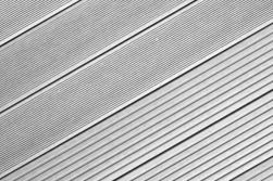 BPC Terrassendiele, Hohlkammerdiele WoodoIbiza 25 x 145 mm, grau, in den Längen 2,9 m / 4 m / 5 m