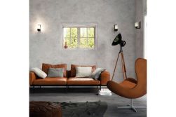 Wandpaneele Kunststoff, Steingrau, wasserfeste Wandverkleidung für Küche und Bad, Wandfliese selbstklebend, 1200 mm x 300 mm x 4 mm, (3,24 m² / Paket)