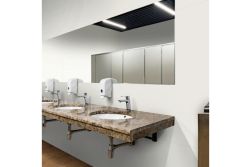 Wandfliese SPC-Vinyl, Weiß, Hochglanz, wasserfeste Wandverkleidung für Küche und Bad, Wandpaneel mit Click-Verbindung, 600 mm x 300 mm x 3,7 mm, (2,16 m² / Paket)