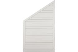 Sichtschutzzaun Kunststoff weiß 90 x 150/90 cm (Serie Juist)