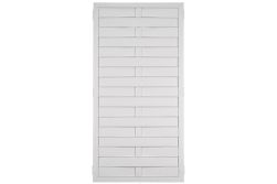 Lamellenzaun Kunststoff weiß 90 x 180 cm (Serie Juist)