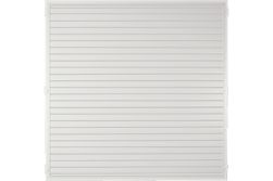 Sichtschutzzaun Kunststoff weiß 180 x 180 cm (Serie Juist)