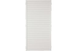 Sichtschutzzaun Kunststoff weiß 90 x 180 cm (Serie Juist)