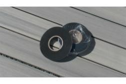 Sicherungsband für WPC UK, schwarz, Rolle 10 Meter, einseitig selbstklebend  (Serie Woodstore)