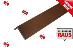 *Abverkauf* WPC Coex. Abschluss L Winkel, 2900 mm (L) x 68 mm (B) x 54 mm (H) passend WE30 / WE 56 und Classic Serie - Farbe: IPE