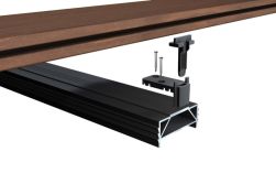 Anfangs- und Endclip inkl. Schrauben für Holz UK / Dielen mit Nut, 20 St.