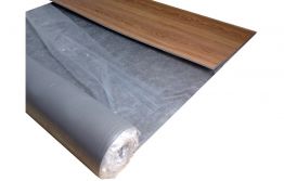 1 mm Viscoclick Trittschallunterlage für Klick-Vinyl, Rolle a 15 m²