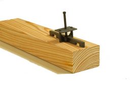 Gecko-Befestigungsclip für Holzterrassen mit seitl. Nut für unsichtbare Verschraubung (Fugenbreite 5,6 mm), Edelstahl, inkl. Bit je 75 und 125 Stück