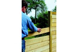 Steckmodul-System Holz Fichte / Kiefer Brett gerade (Serie Rügen)