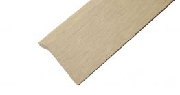 BPC / WPC Abschluss L Winkel, 38 x 50 x 2400 mm, hellgrau