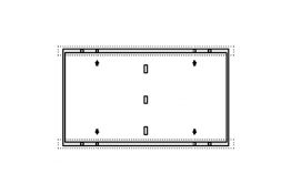 Solarpanel passend für Carport, 440 W, mit Alurahmen