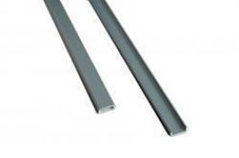 Abdeckleiste für Universal WPC Pfosten (Alu) silber eloxiert in den Längen 1400 / 1950 / 2400 / 2700 mm