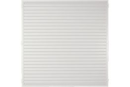 Sichtschutzzaun Kunststoff weiß 180 x 180 cm (Serie Juist)