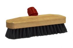 Siliziumkarbid Spezialreinigungsbesenkopf für Bambus Terrassendielen, ca. 30 cm