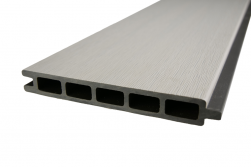 Einzelelement WPC Coex. Zaun / Sichtschutz / Steckzaun, 20 x 140 x 1790 mm, beidseitig stark gebürstet, Modulares Zaunsystem in beige (Serie WoodoWyk)