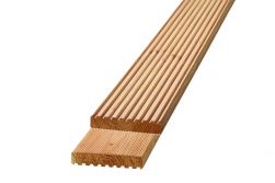 Douglasie, 26 x 140 mm, grob / fein geriffelt, in den Längen 3,00 m / 4,00 m / 5,00 m verfügbar