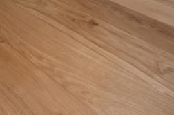 Massivholzdielen Eiche 15 x 156 mm, Länge 400 - 1500 mm, klar geölt (1,35 m² / Paket)