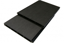 XXL Einzelelement WPC Zaun / Sichtschutz / Steckzaun, 20 x 200 x 1800 mm, beidseitig glatt gebürstet, Modulares Zaunsystem in anthrazit (Serie WoodoNorderney)