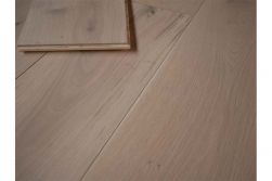 Parkett Eiche Landhausdiele, weiß geölt 14 x 190 x 1900 mm, Sortierung natur (2,888 m² / Paket)