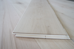 Premium Parkett Eiche Landhausdiele XXL, 15 x 240 x 2200 mm, 4 mm Nutzschicht, Naturbelassen (3,168 m² pro Paket)